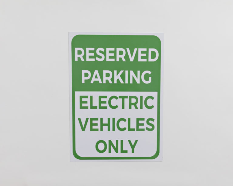 Electric Vehicle Signs BDT Engraving Industrial Labels & Printing